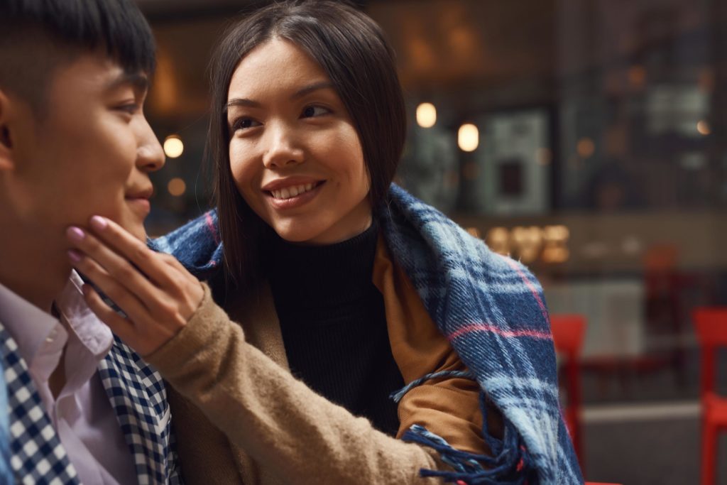 mit Frau richtig flirten
