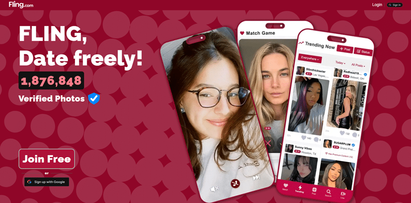 Fling App für geile Sextreffen und Sexdates finden.